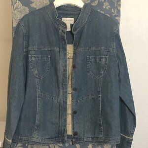 J. JILL DENIM JACKET ===SIZE: M "Out of the Blue"